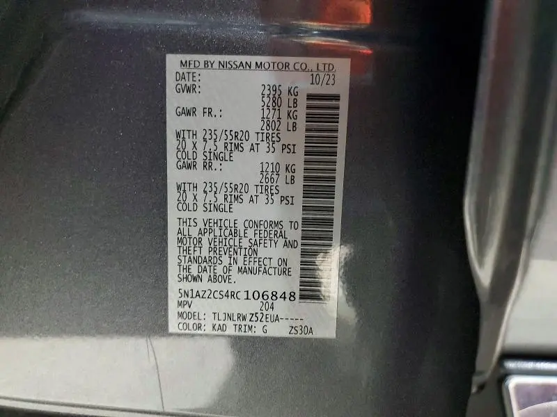 2024 NISSAN MURANO SL  