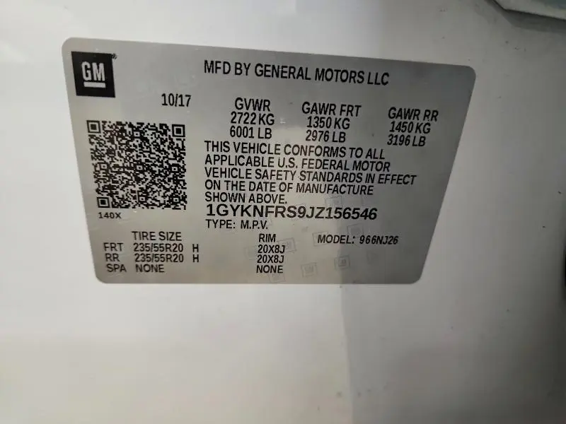 2018 CADILLAC XT5 PREMIUM LUXURY  