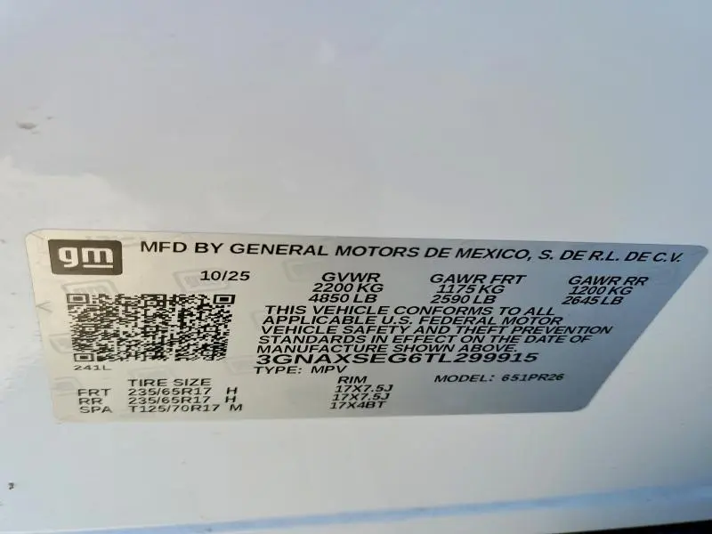 2026 CHEVROLET EQUINOX ACTIV  