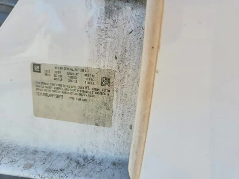 2015 CHEVROLET MALIBU LS  