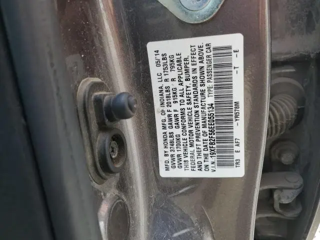 2014 HONDA CIVIC LX  