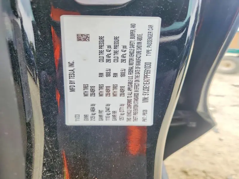 2023 TESLA MODEL 3   