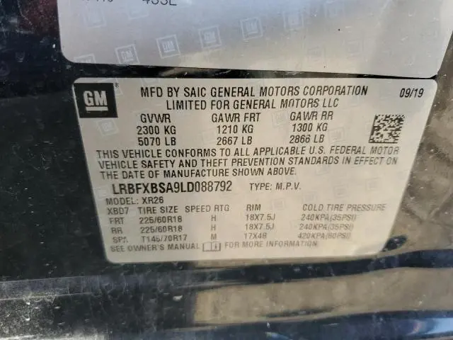 2020 BUICK ENVISION PREFERRED  