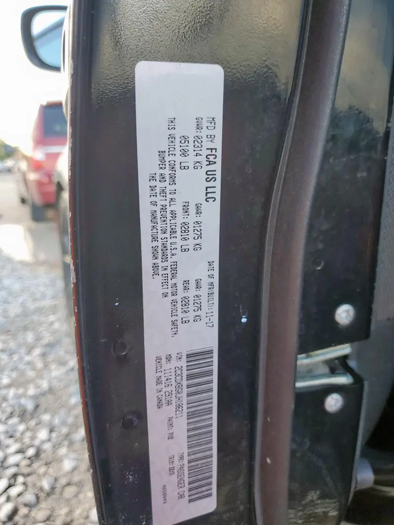 2018 DODGE CHARGER SXT  