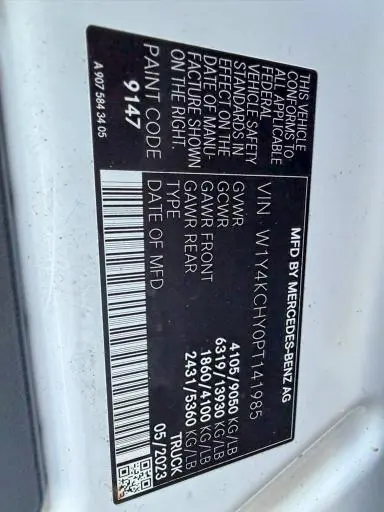 2023 MERCEDES-BENZ SPRINTER 2500  