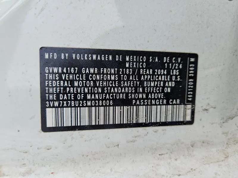 2025 VOLKSWAGEN JETTA SE  