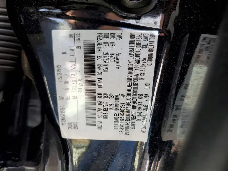 2017 FORD FOCUS SE  