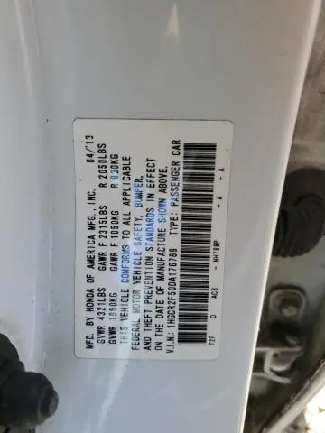 2013 HONDA ACCORD SPORT  