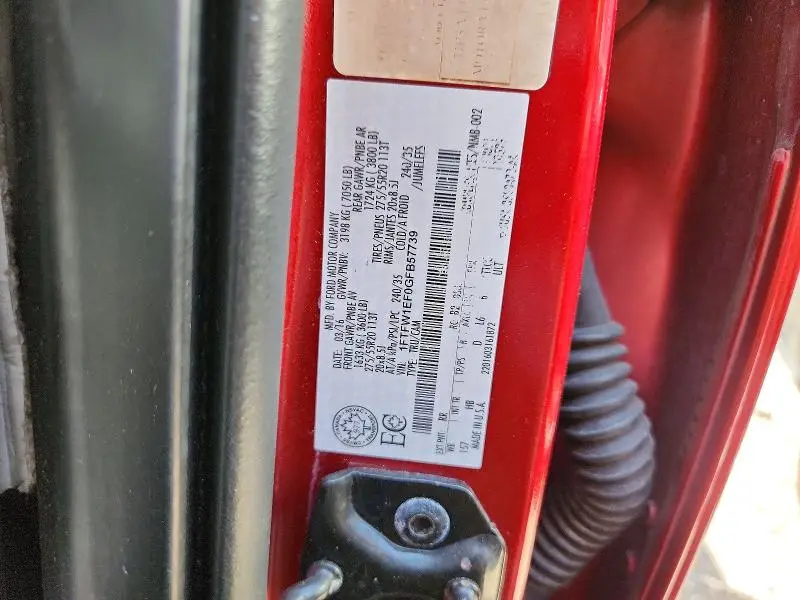 2016 FORD F150 SUPERCREW  