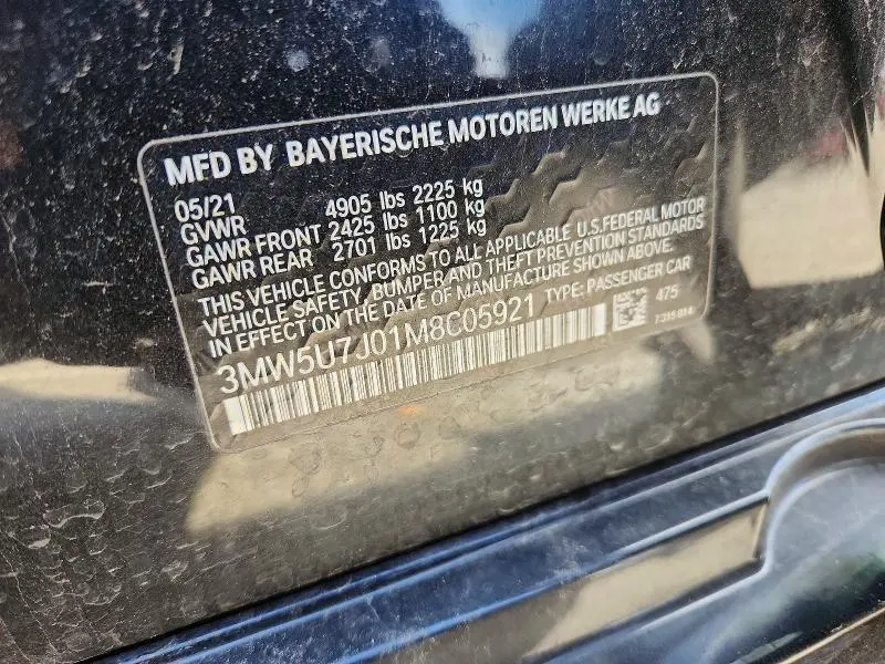 2021 BMW M340I   