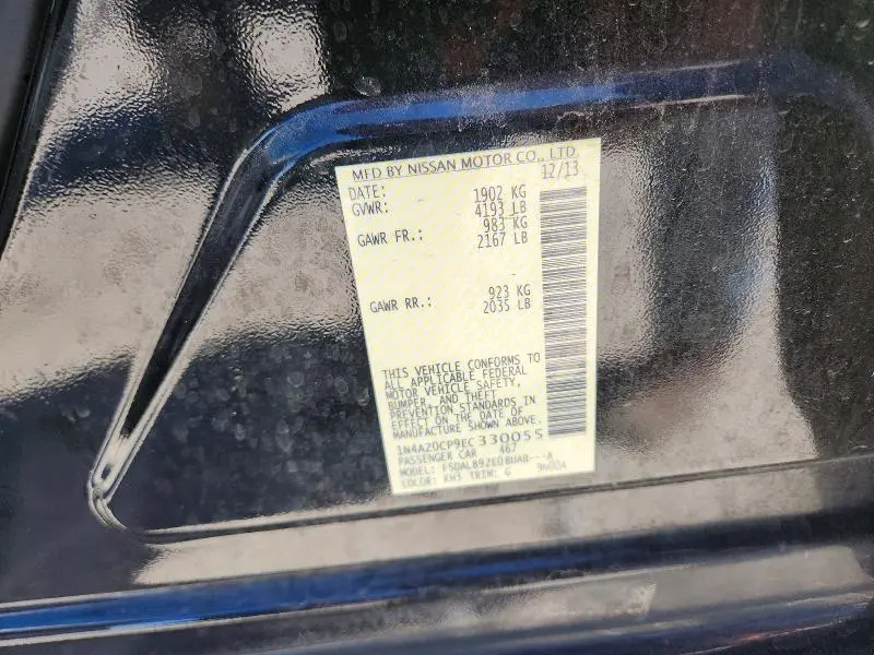 2014 NISSAN LEAF S  