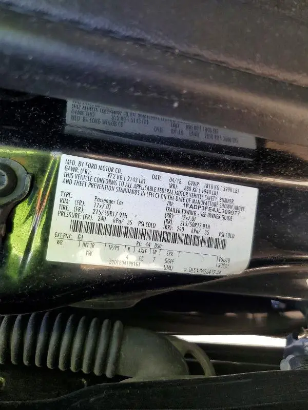 2018 FORD FOCUS SE  
