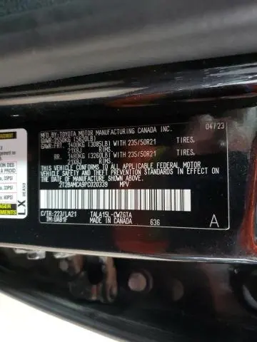 2023 LEXUS RX 350 BASE  