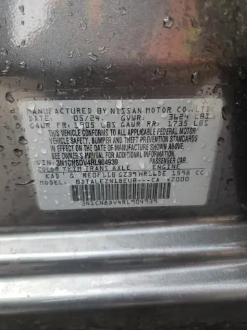 2024 NISSAN VERSA S  