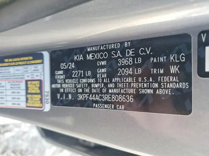 2024 KIA FORTE GT  