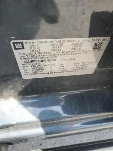 2017 CHEVROLET SILVERADO K1500 LT  