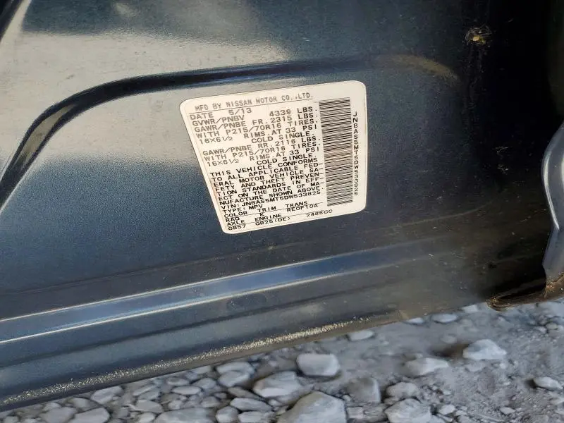 2013 NISSAN ROGUE S  