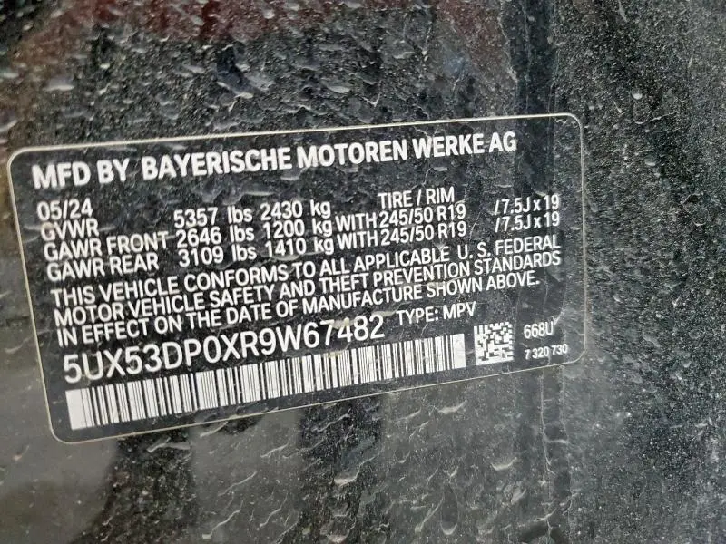 2024 BMW X3 XDRIVE30I  