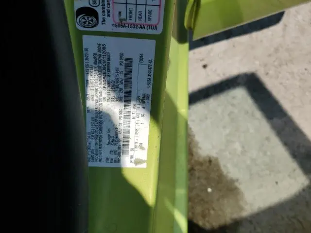 2012 FORD FIESTA SE  