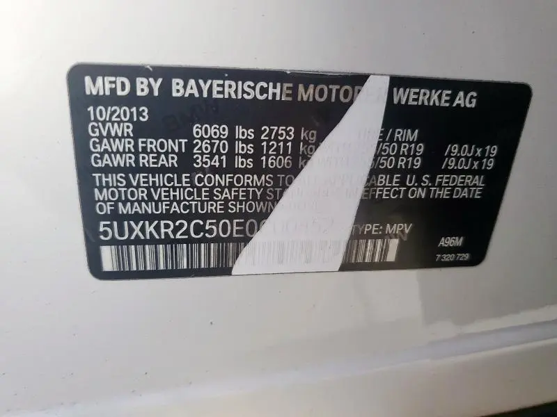 2014 BMW X5 SDRIVE35I  