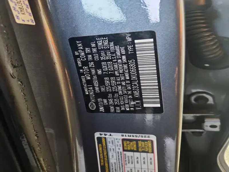 2019 HYUNDAI TUCSON ULTIMATE  