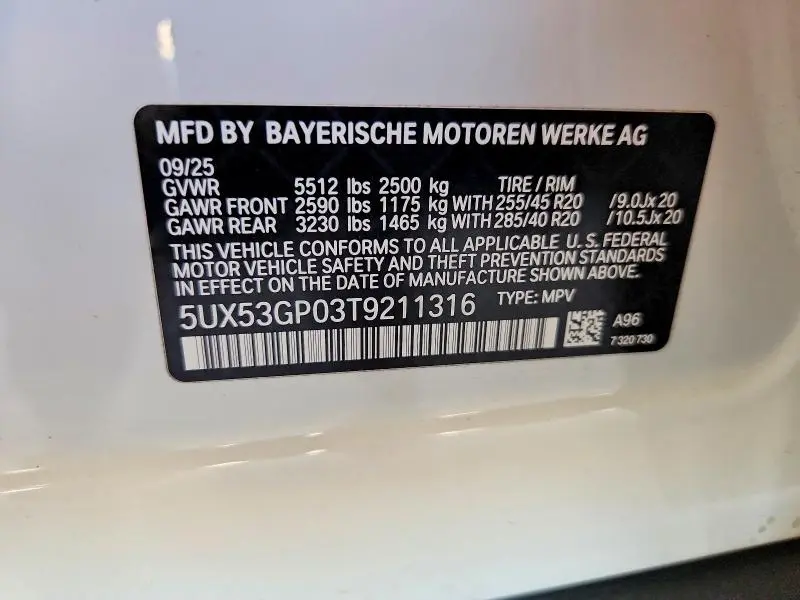 2026 BMW X3 30 XDRIVE  