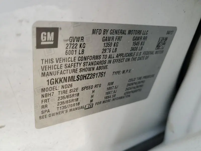 2017 GMC ACADIA SLT-1  