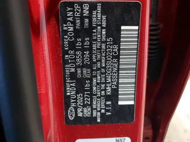 2025 HYUNDAI ELANTRA SEL SPORT  