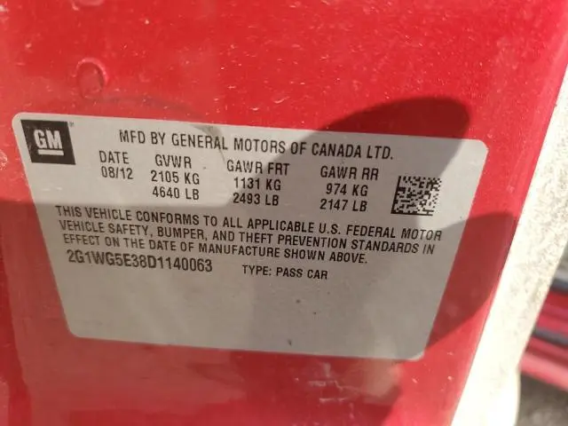 2013 CHEVROLET IMPALA LT  