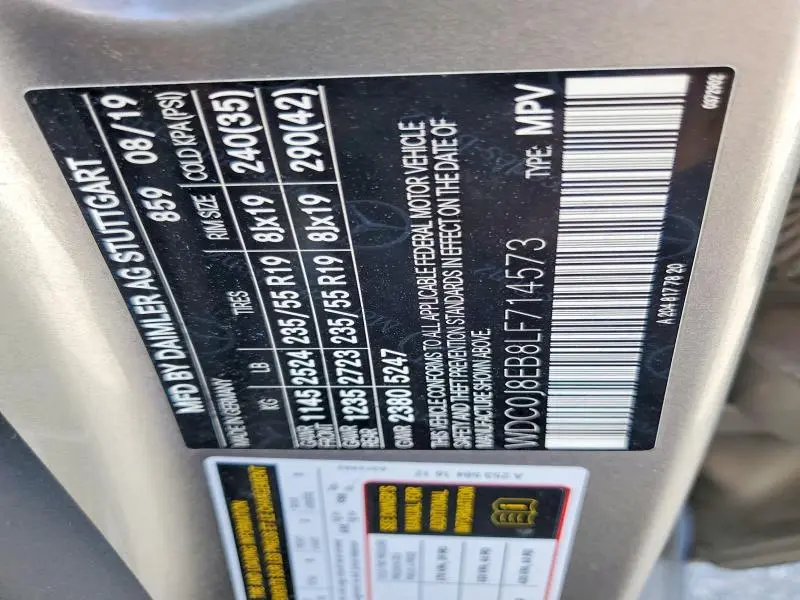 2020 MERCEDES-BENZ GLC COUPE 300 4MATIC  