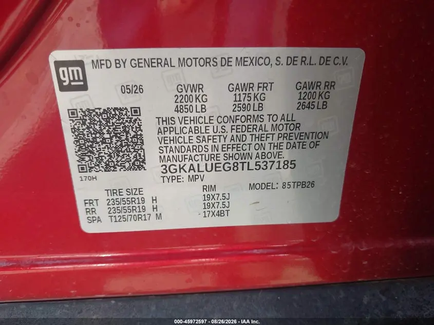 2026 GMC TERRAIN AWD ELEVATION