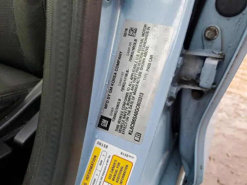 2016 CHEVROLET SPARK LS  