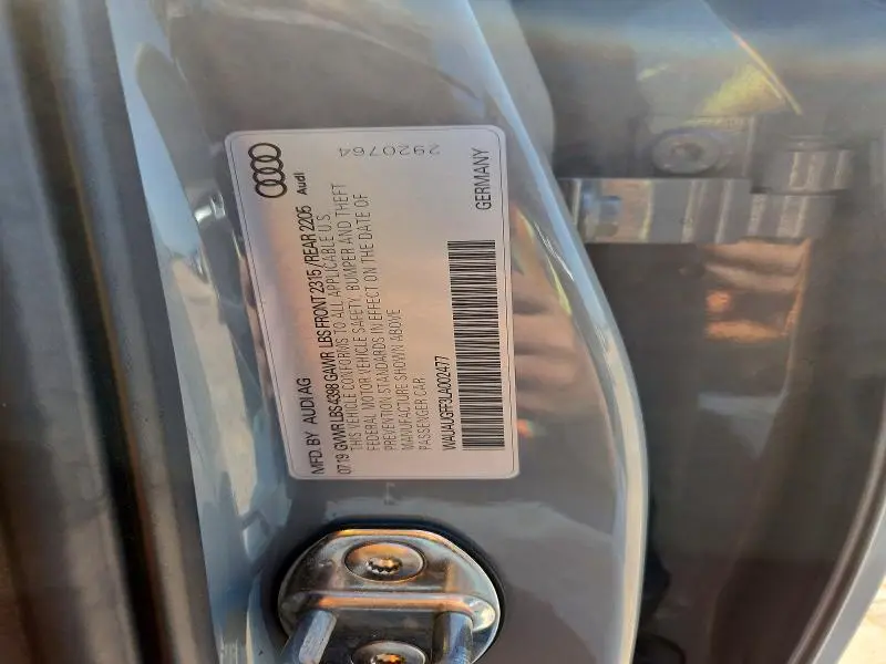 2020 AUDI A3 PREMIUM  