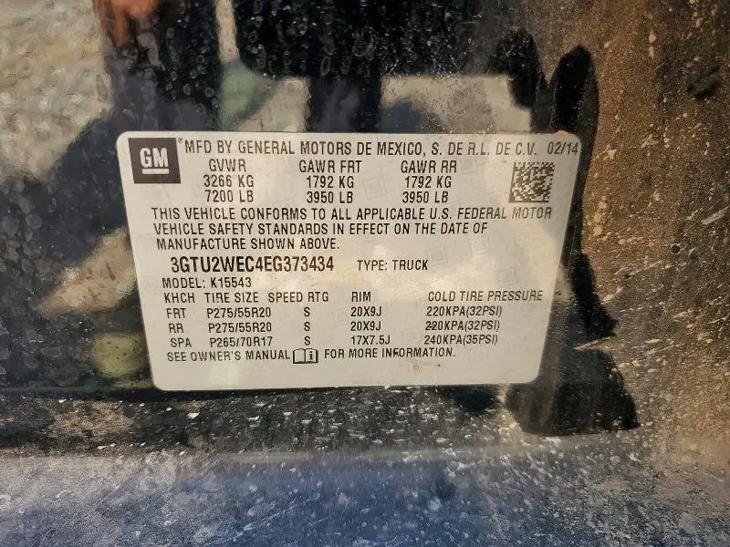 2014 GMC SIERRA K1500 DENALI  