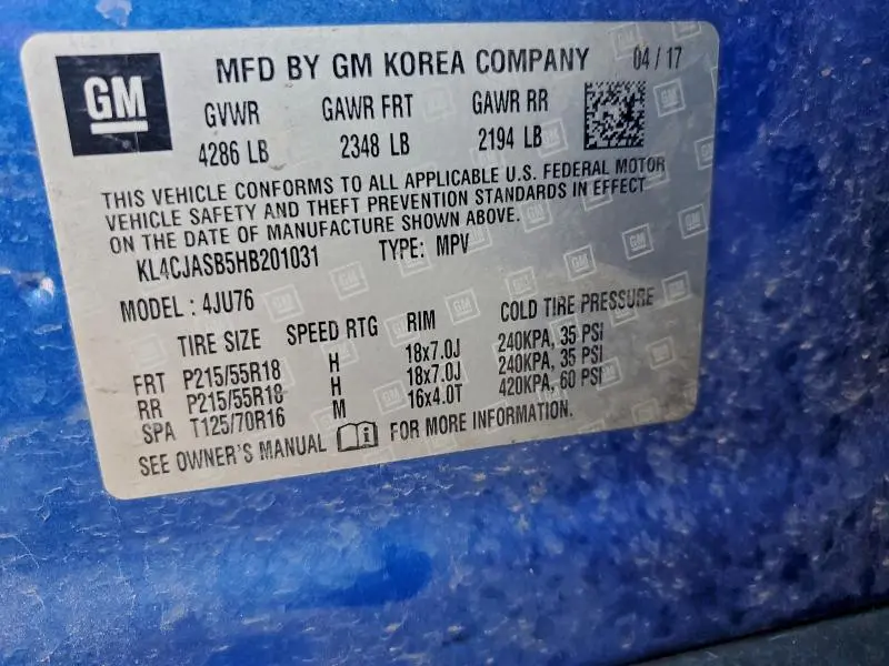 2017 BUICK ENCORE PREFERRED  