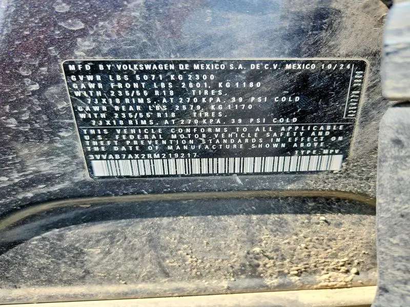 2024 VOLKSWAGEN TIGUAN WOLFSBURG  