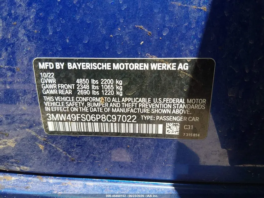 2023 BMW M340I  