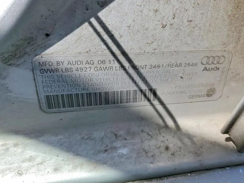 2012 AUDI A4 PREMIUM PLUS  
