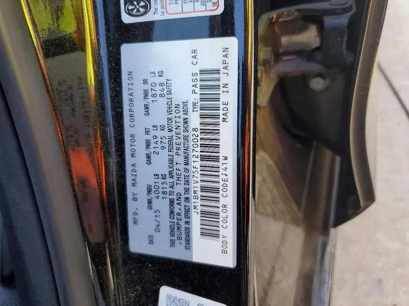 2015 MAZDA 3 TOURING  