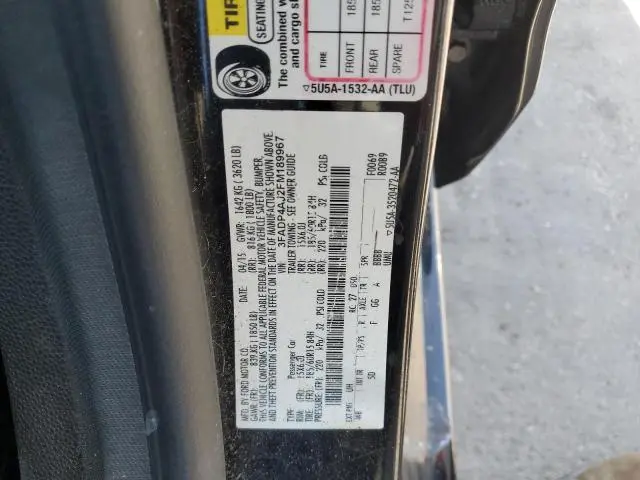 2015 FORD FIESTA S  