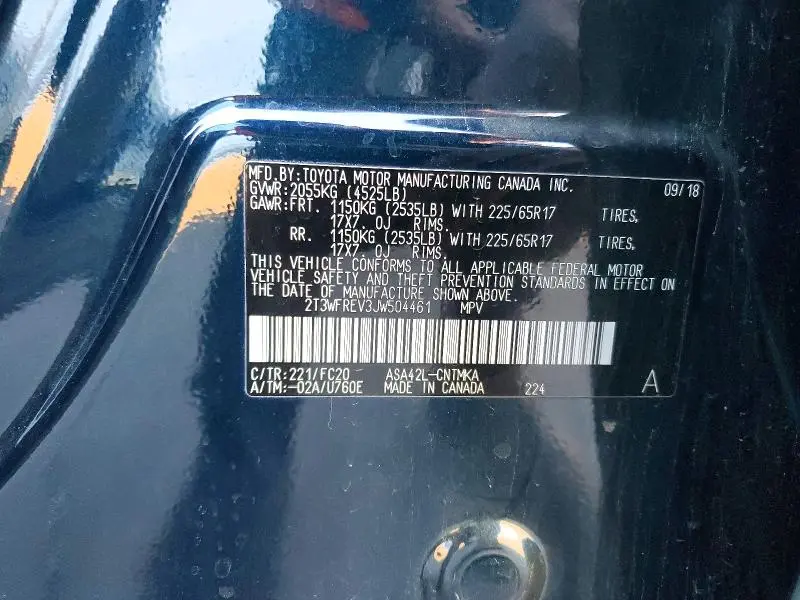 2018 TOYOTA RAV4 ADVENTURE  