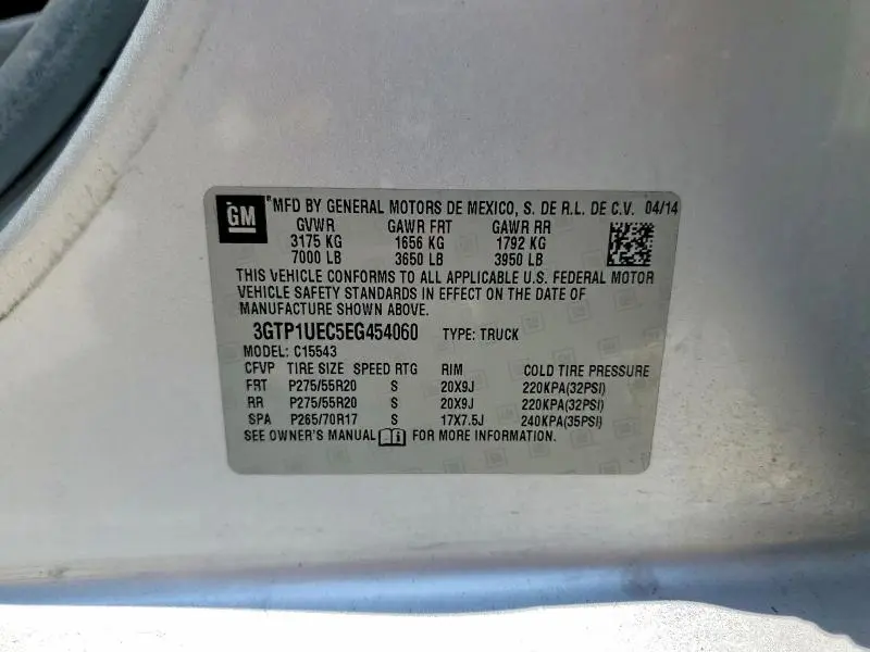 2014 GMC SIERRA C1500 SLE  