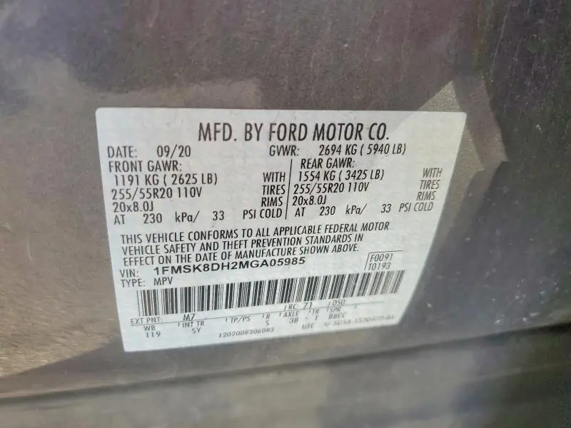2021 FORD EXPLORER XLT  