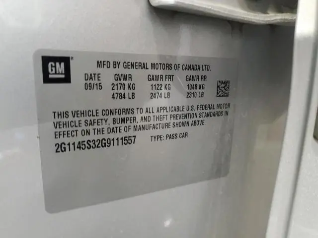 2016 CHEVROLET IMPALA LTZ  