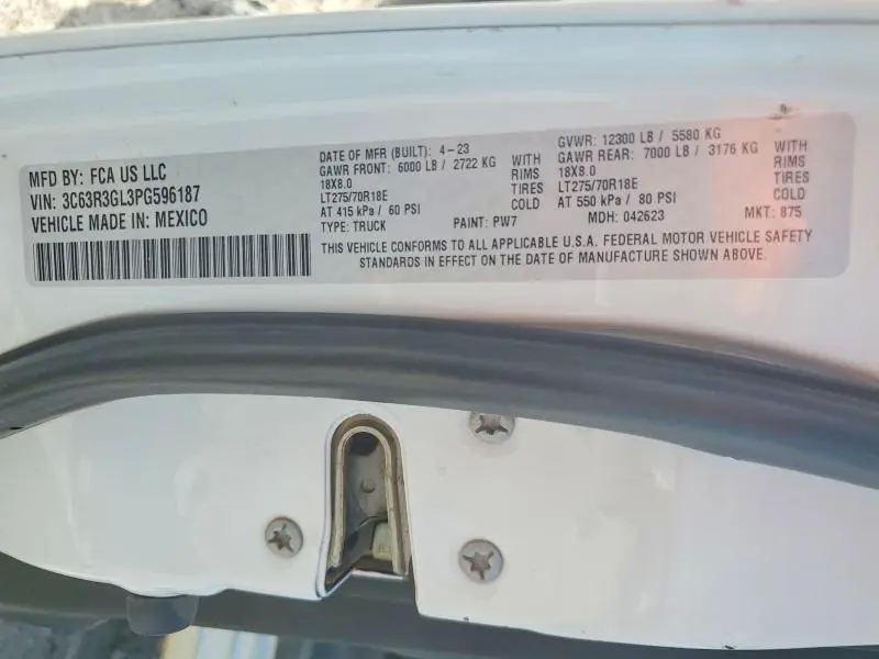 2023 RAM 3500 TRADESMAN  