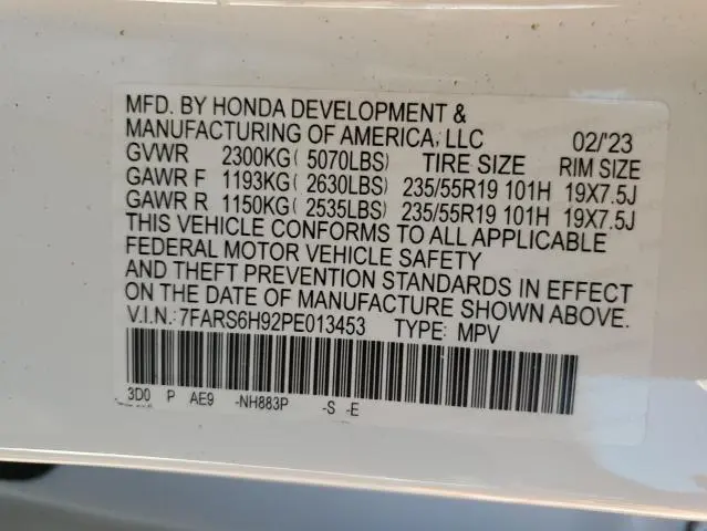 2023 HONDA CR-V SPORT TOURING  