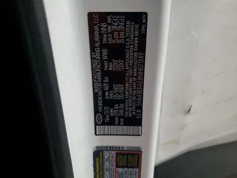 2022 HYUNDAI TUCSON SEL  