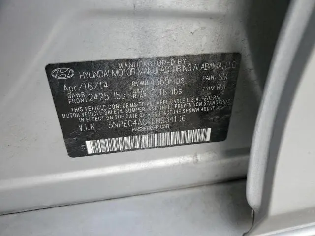 2014 HYUNDAI SONATA SE  