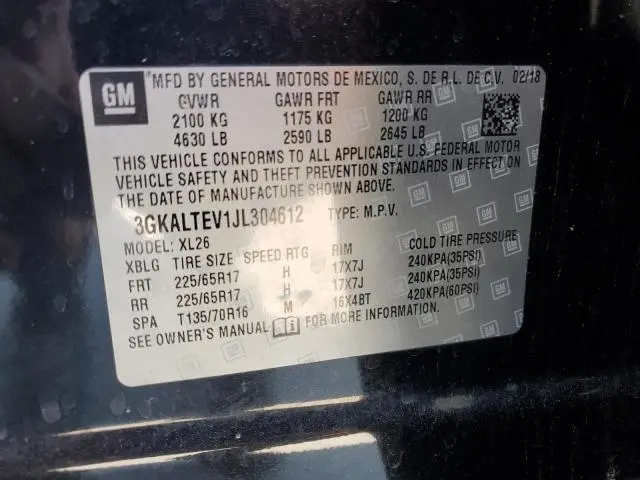 2018 GMC TERRAIN SLE  