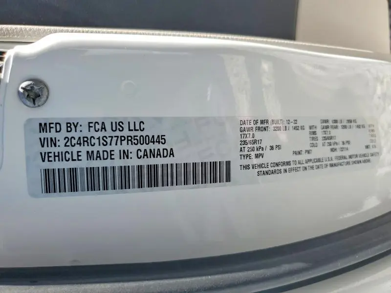2023 CHRYSLER PACIFICA HYBRID PINNACLE  